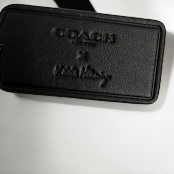 NWT Limited Edition Coach Keith Haring Brown and Black Crossbody Bag - Picture 8 of 12